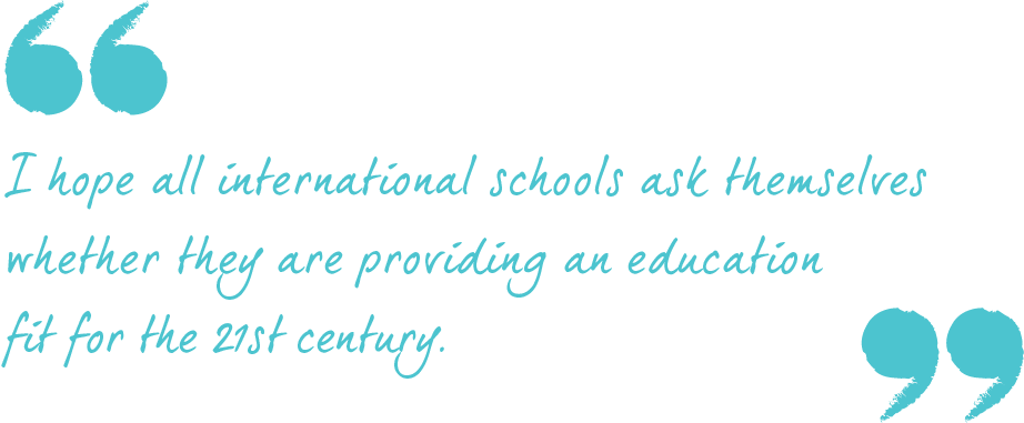 International Education | Nord Anglia Education-The changing landscape of international education-John Catt Quote 2