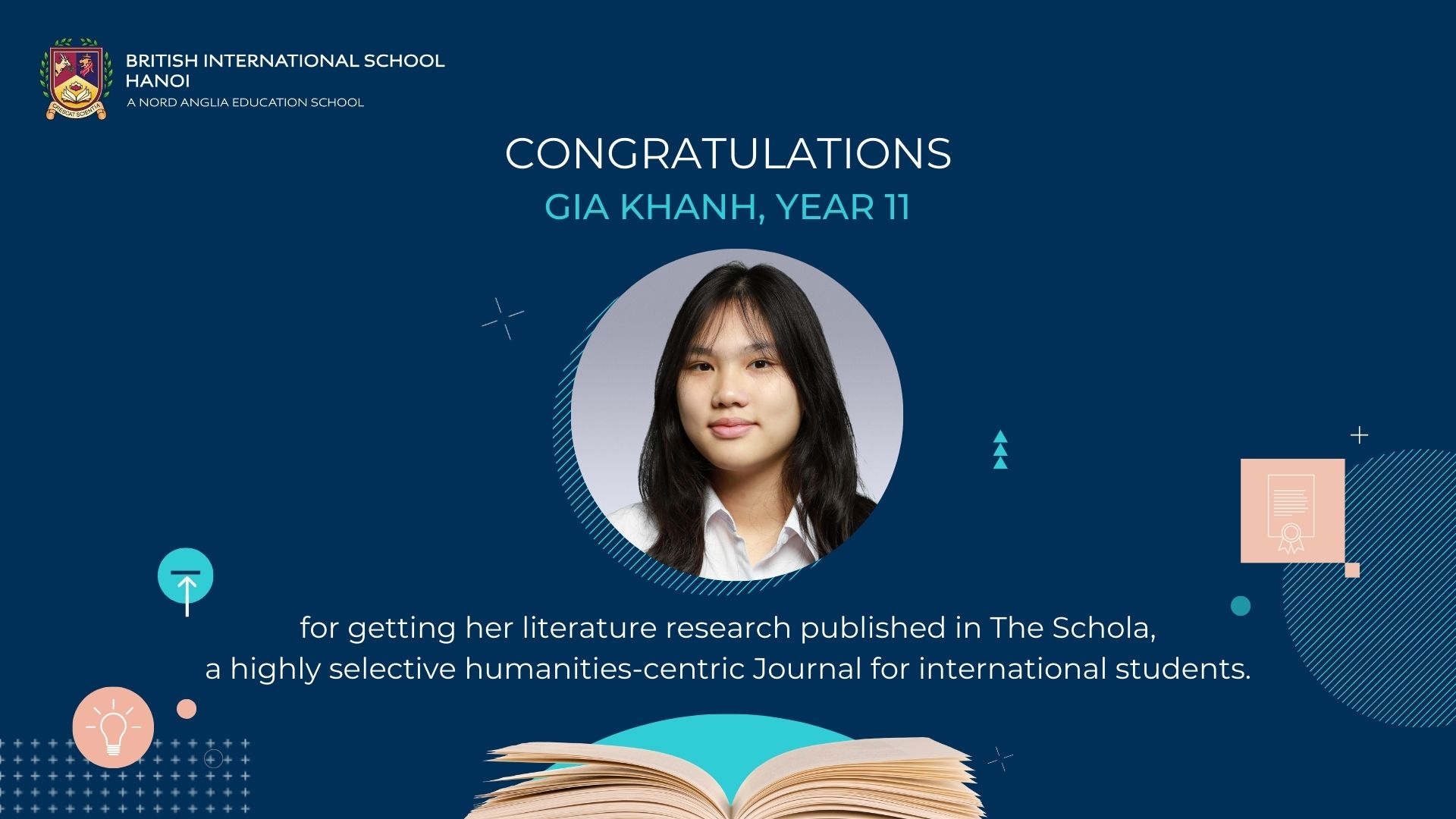 Gia Khanh literary research published in the schola