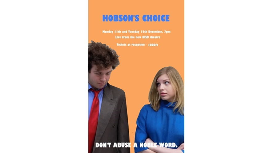 English Play - Hobson's Choice-english-play--hobsons-choice-HOBSONS CHOICE w TEXT FINAL POSTER 003
