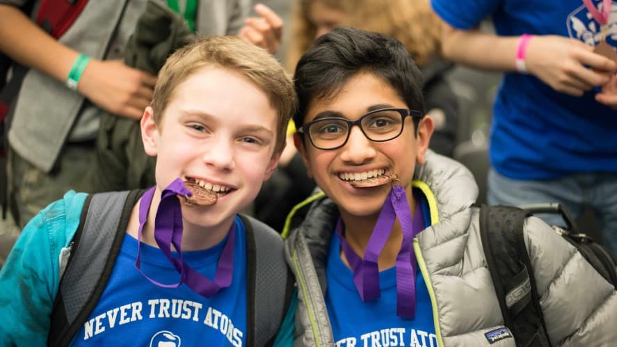 BISC South Loop Science Olympiad Team with medals