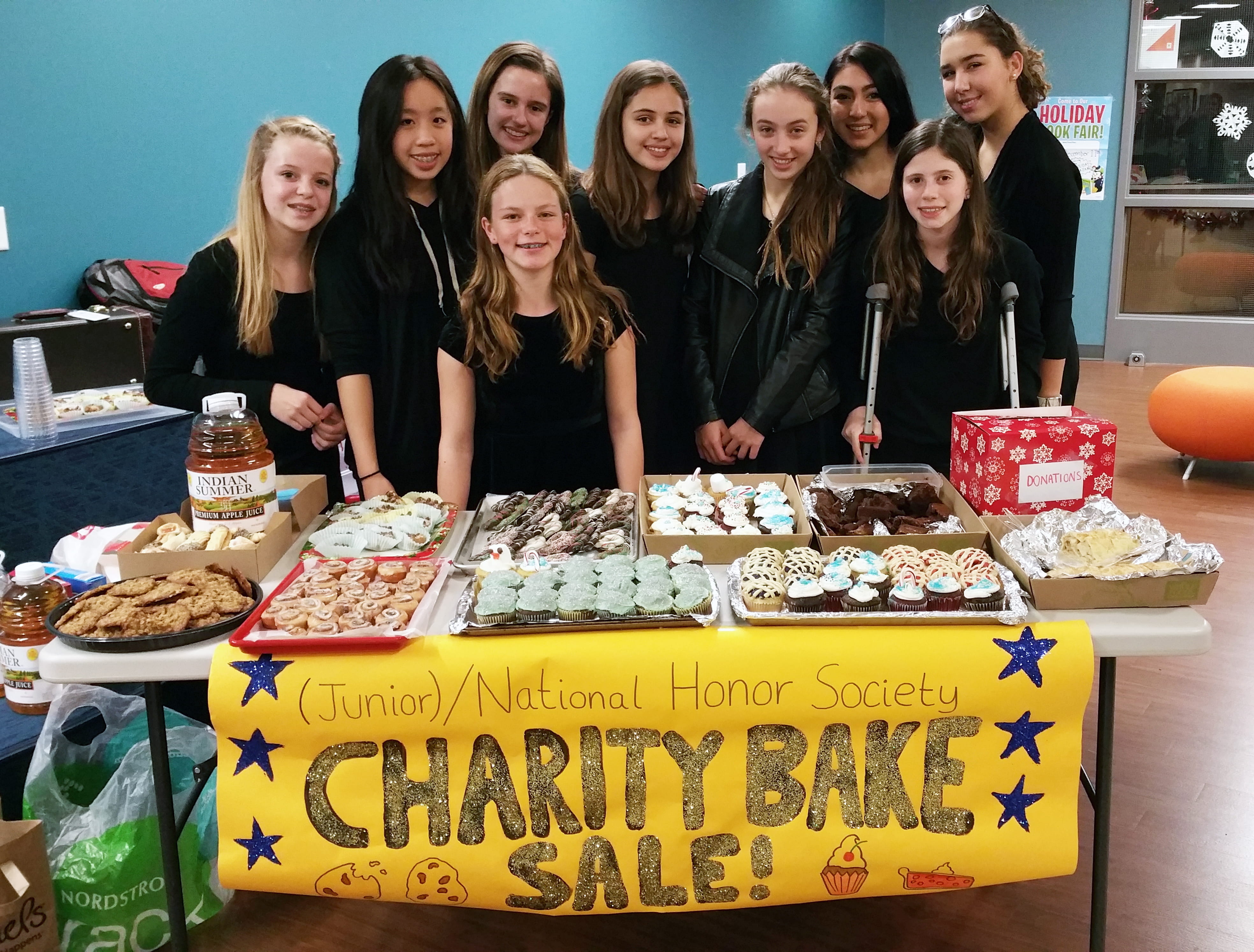 Students Sell Cookies for a Cause - students-sell-cookies-for-a-cause