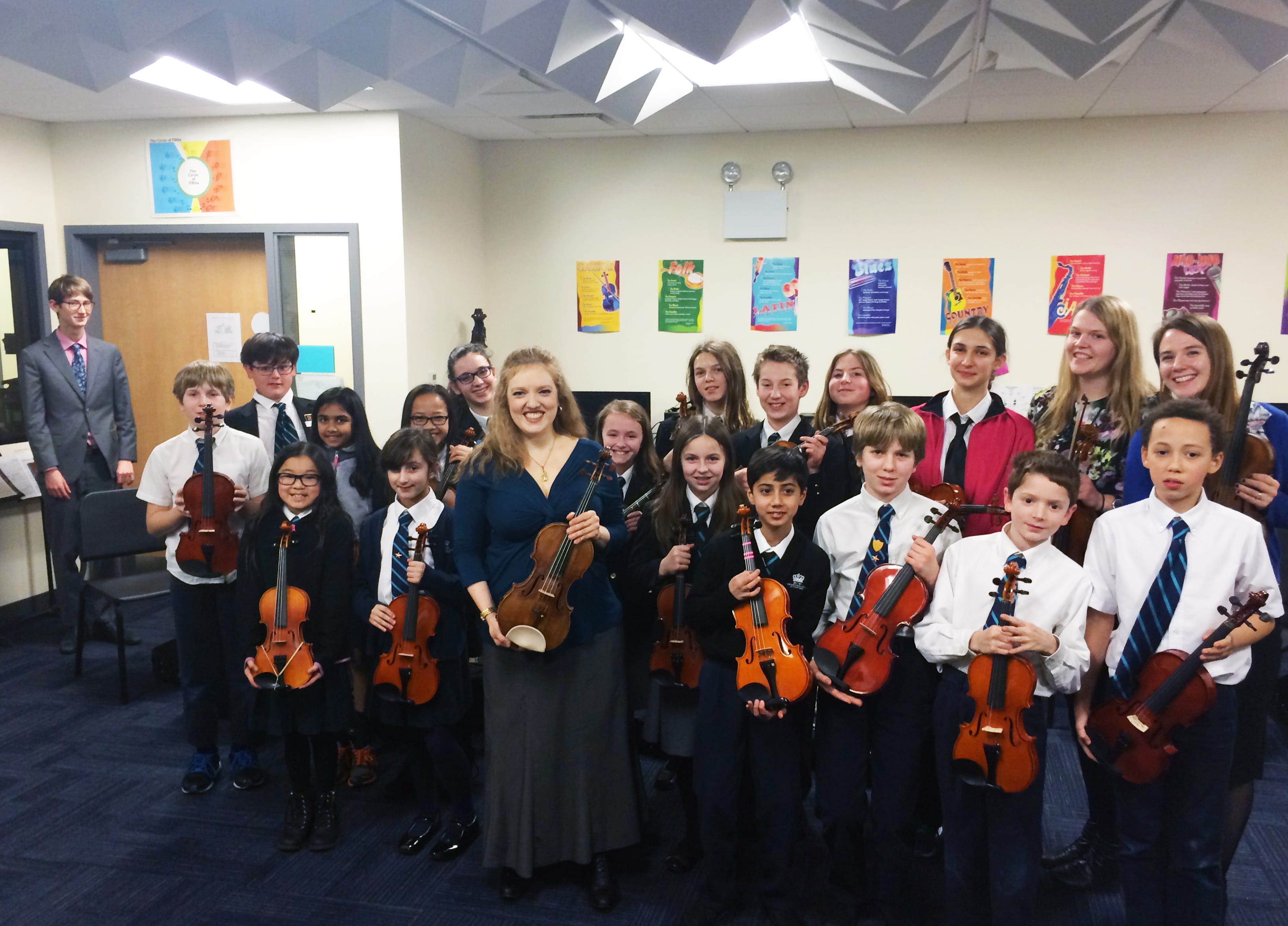 Violinists Engage in Workshop with Acclaimed Musician - violinists-engage-in-workshop-with-acclaimed-musician