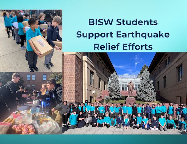 BISW Students Support Earthquake Relief Efforts