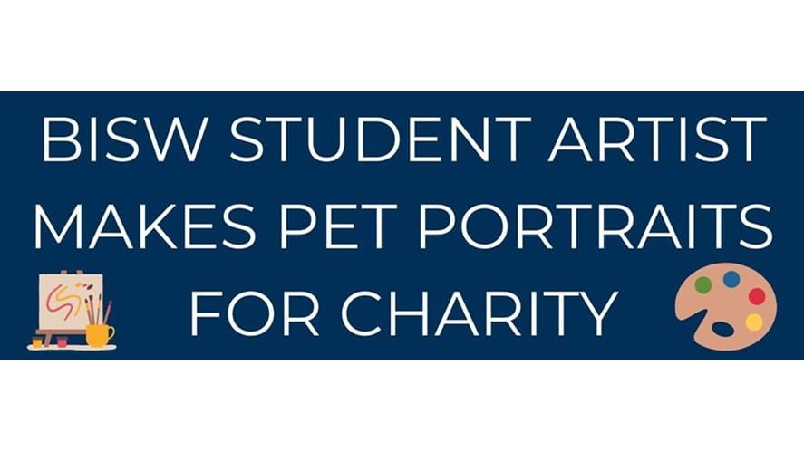 BISW Student Artist Makes Pet Portraits for Charity - bisw-student-artist-makes-pet-portraits-for-charity