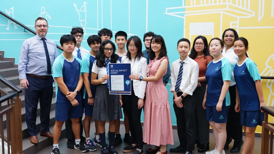 BSKL receives funding for student-led Social Impact project to develop specialised educational resources for delivery of high-quality education to all students - Social Impact Team Funding
