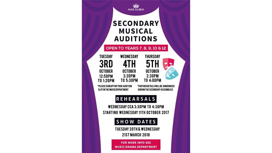 Secondary Musical Auditions-secondary-musical-auditions-SecMusical_poster_A3_