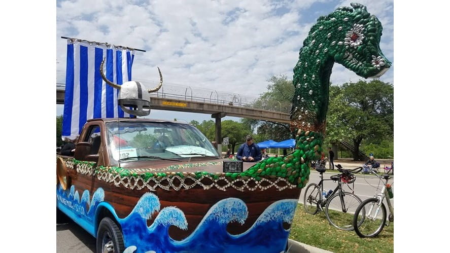 Middle School Students Place in Houston Art Car Parade - middle-school-students-place-in-houston-art-car-parade
