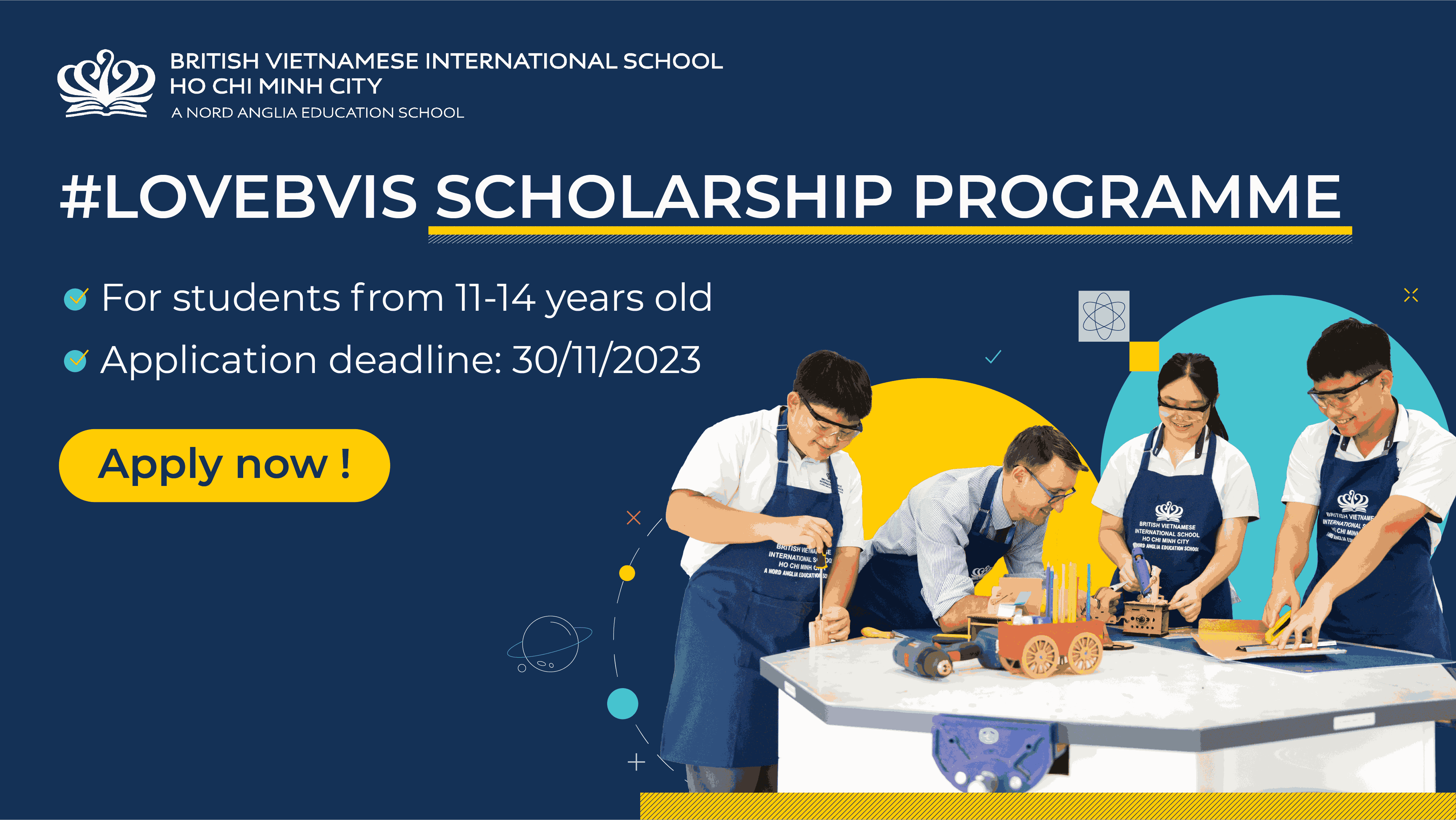 BVIS HCMC Secondary Merit Scholarship Programme 2023-2024 - BVIS HCMC Secondary Merit Scholarship Programme 2023-2024