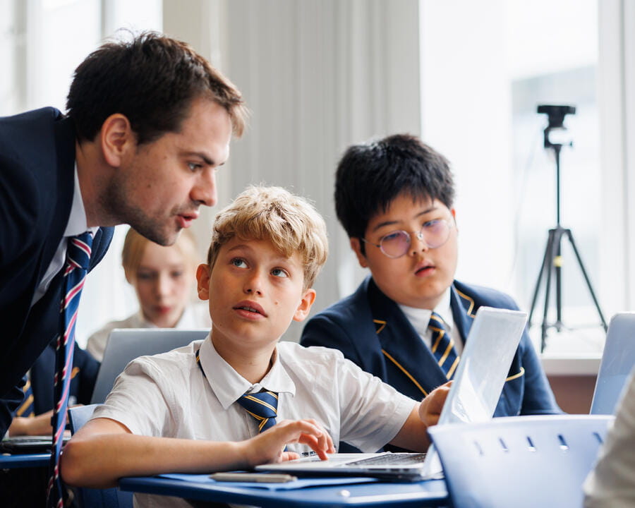 British Curriculum school students and teachers