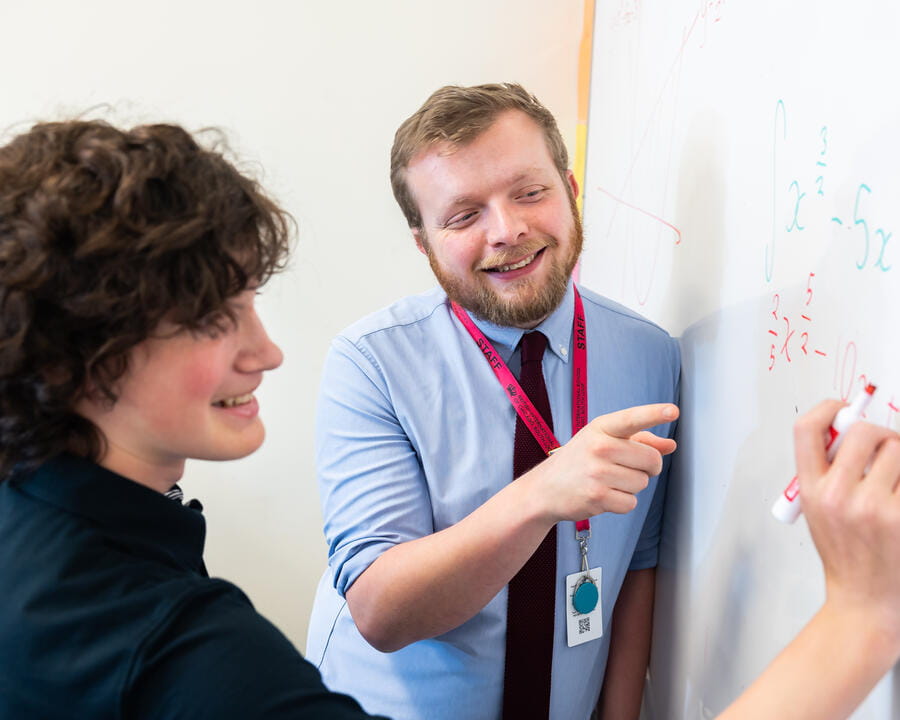 US Curriculum high school student and teacher