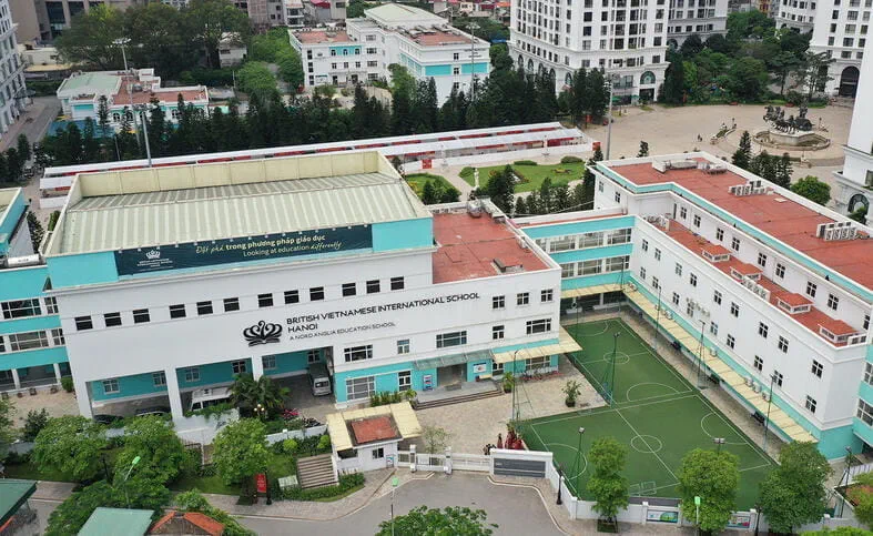 Hanoi school aerial view
