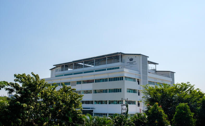 Exterior view of British School Yangon building