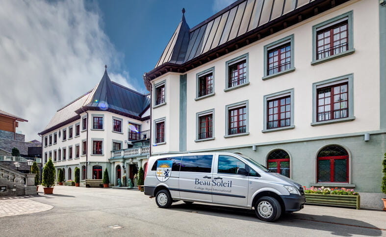 View of Beau Soleil building exterior