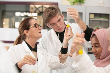 Students in a Science Lesson