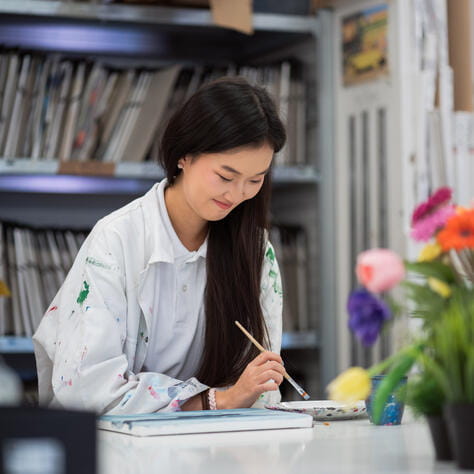 Swiss Maturité art student