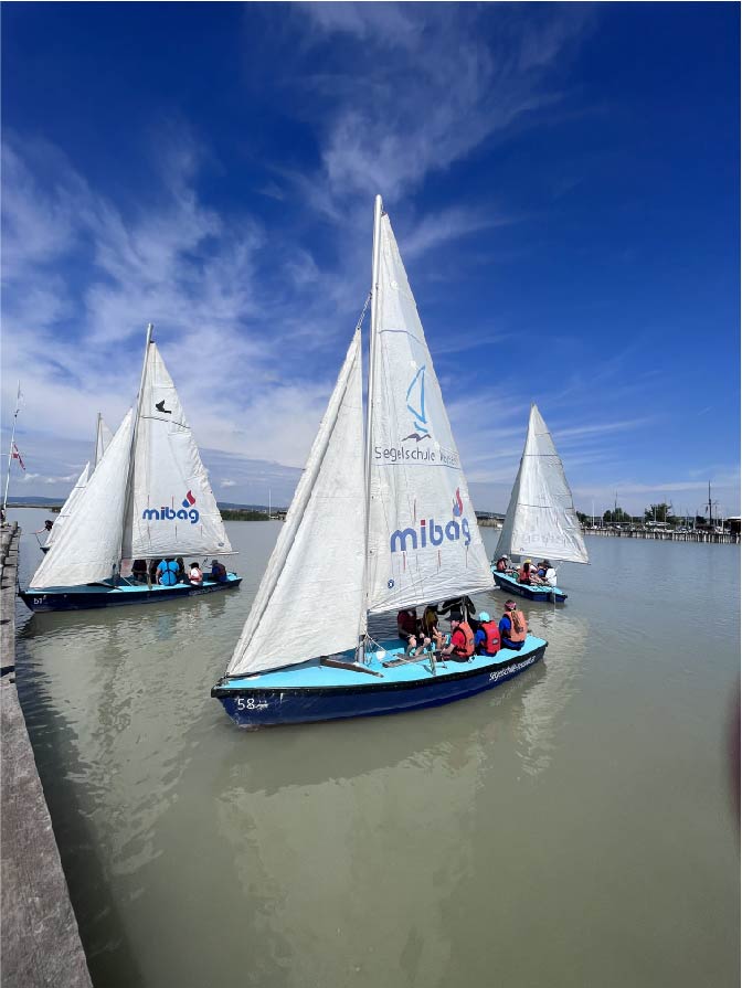 Sailing in Neusiedl am See