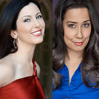 Monica Yunus and Camille Zamora