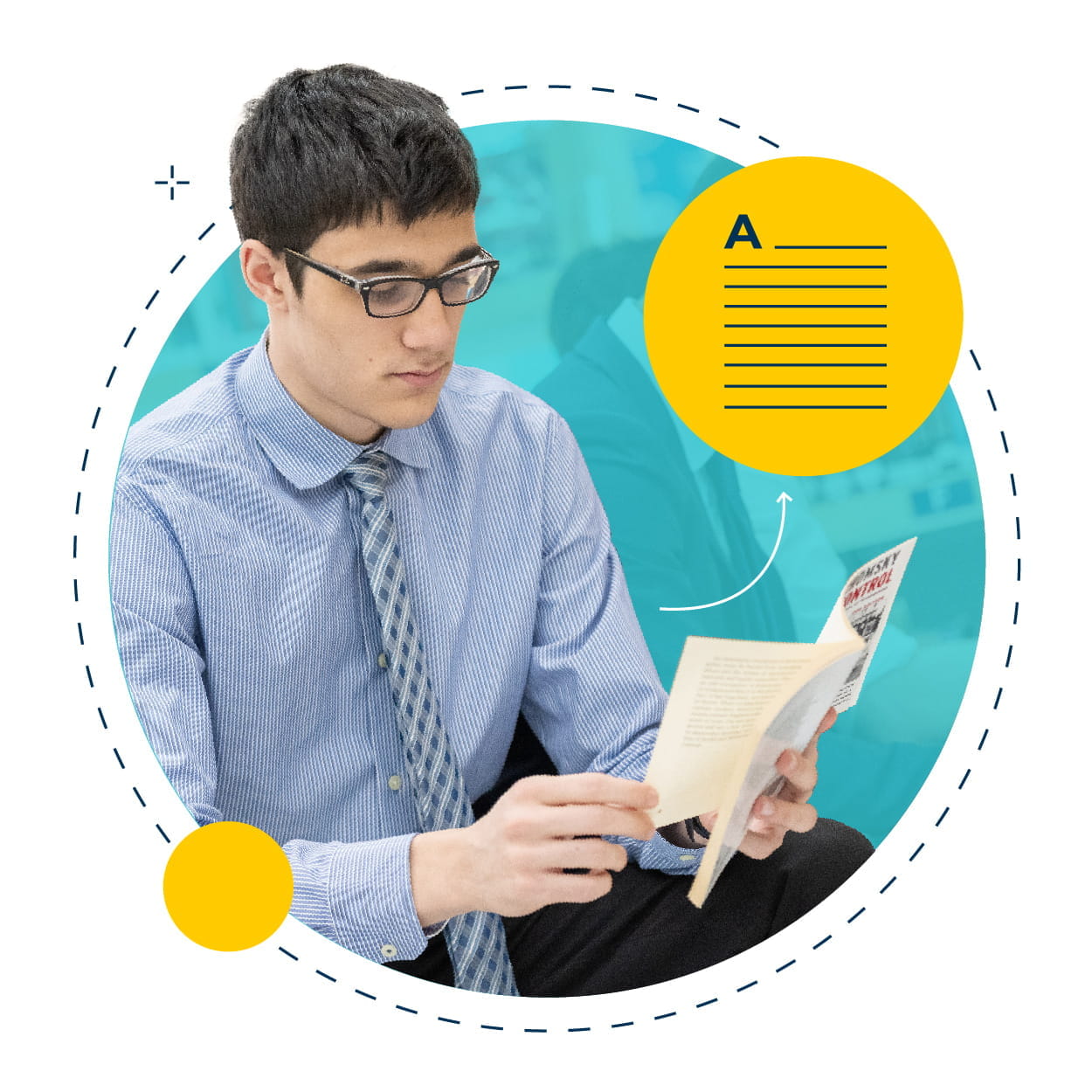 image of ib language and literature student