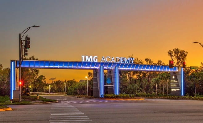 Nord Anglia Education and IMG Academy announce global sports and education collaboration-Nord Anglia Education and IMG Academy announce global sports and education collaboration-IMGA Entrance