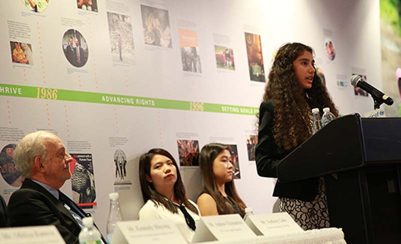 Students take over  the United Nations for World Children’s Day | Nord Anglia Education - Students take over  the United Nations for World Childrens Day