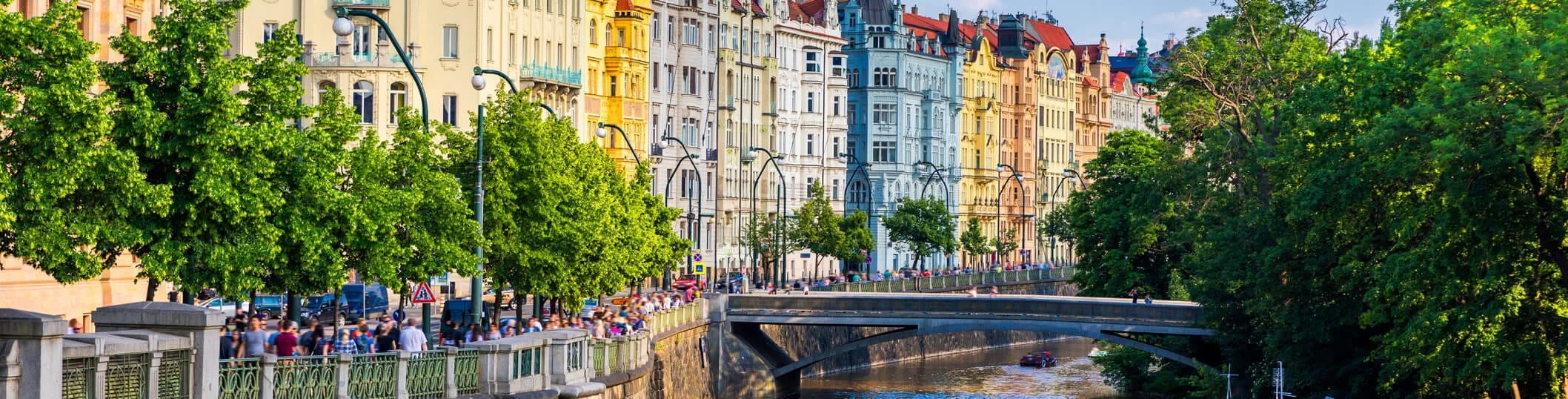Prague city view