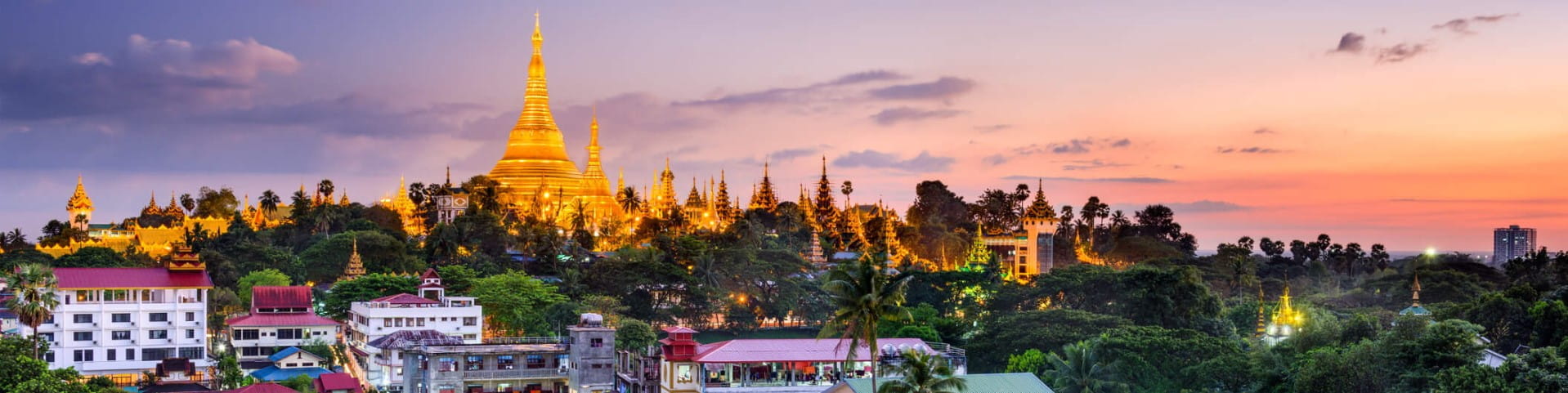 Yangon skyline