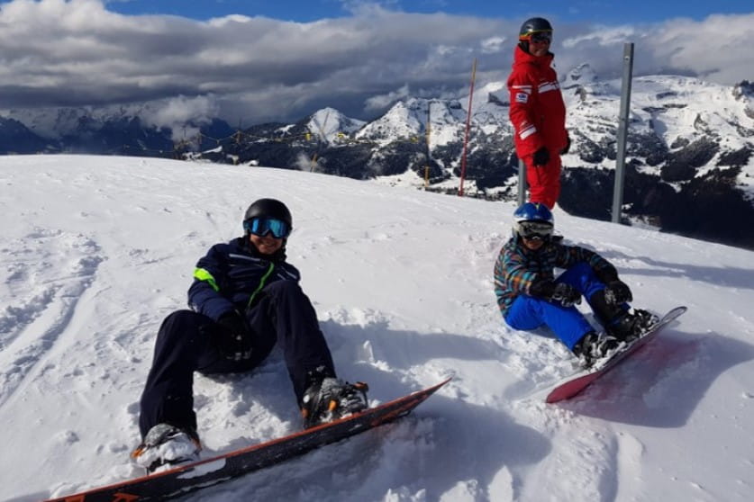 Switzerland nord anglia students skiing
