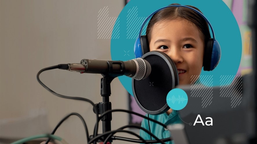 Nord Anglia Education partners with the EdTech Podcast to sponsor ‘AI in Education’ miniseries-AI in Education-Girl speaking into the mic