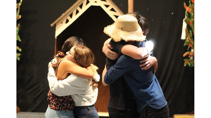 Family hugs