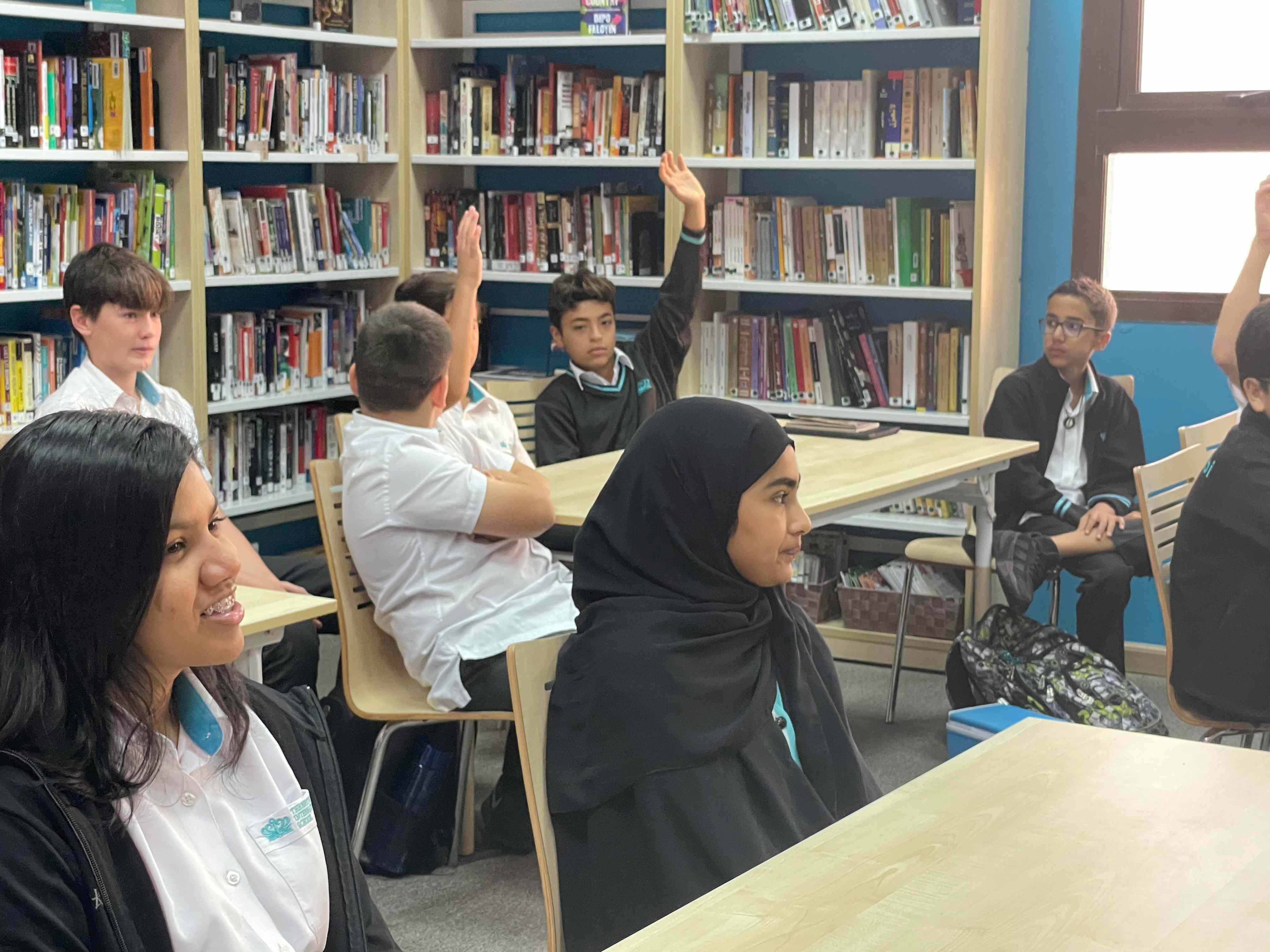 Students in buddy workshop