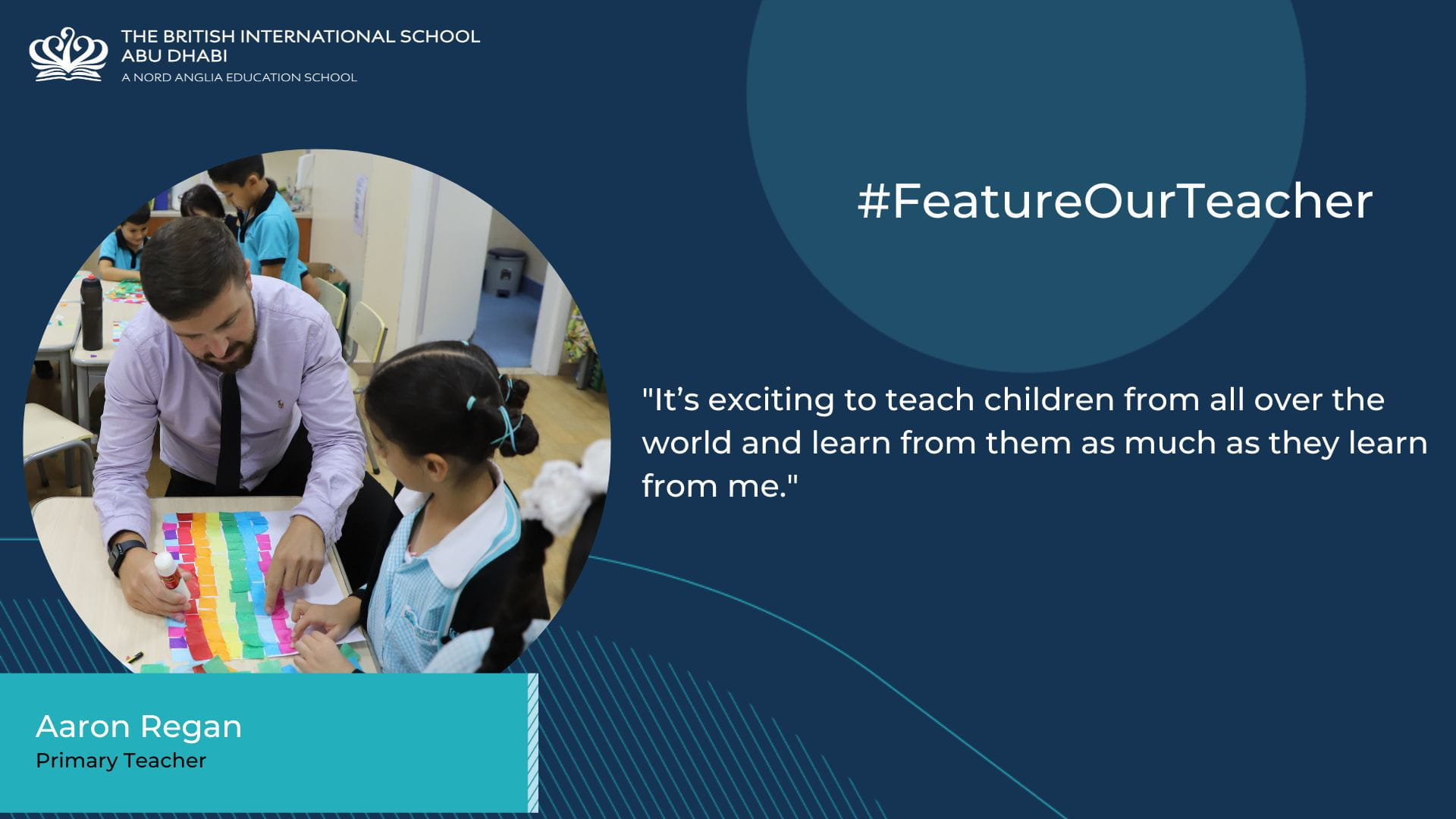 Feature Our Teacher Aaron Regan