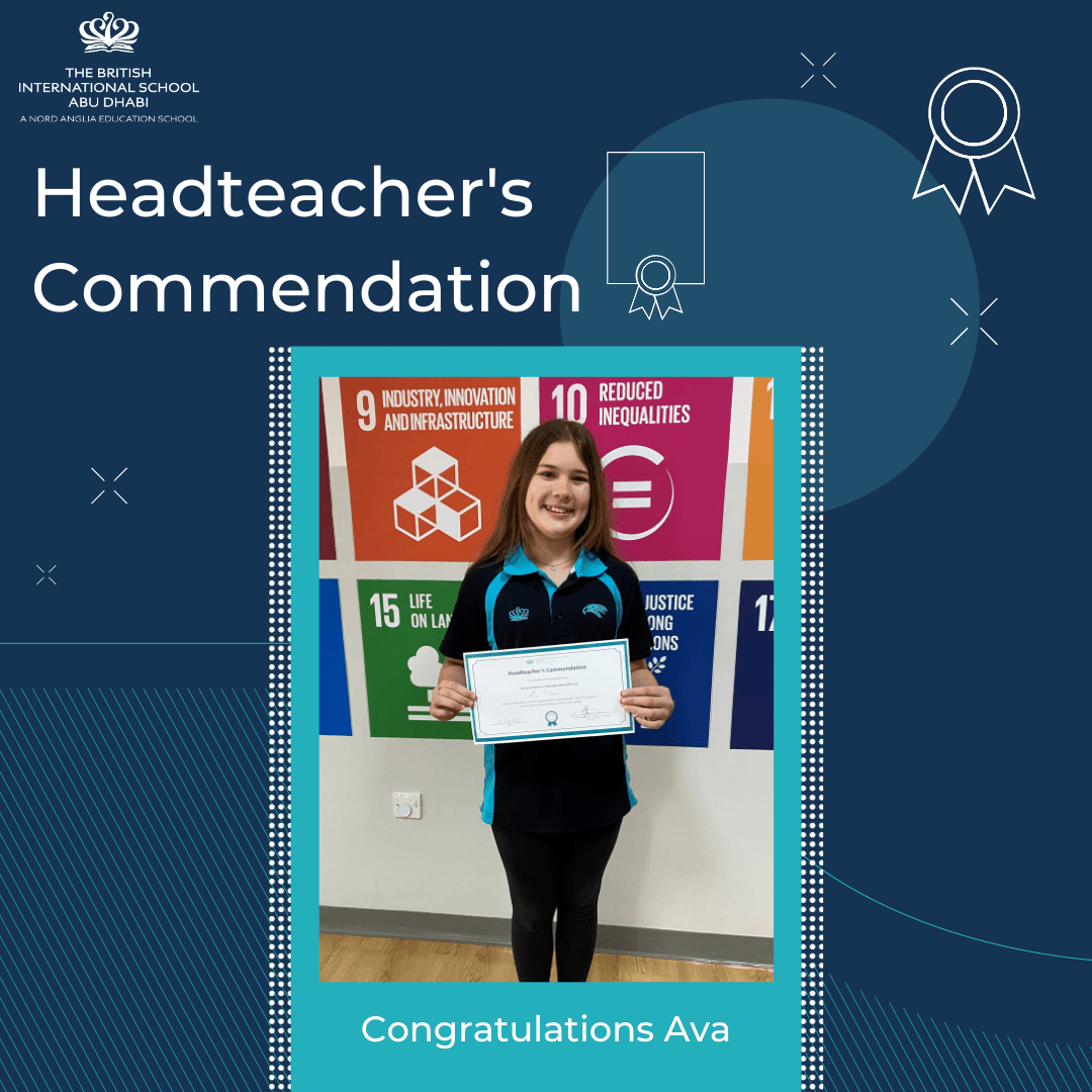 Headteachers Commendation - Headteachers Commendation