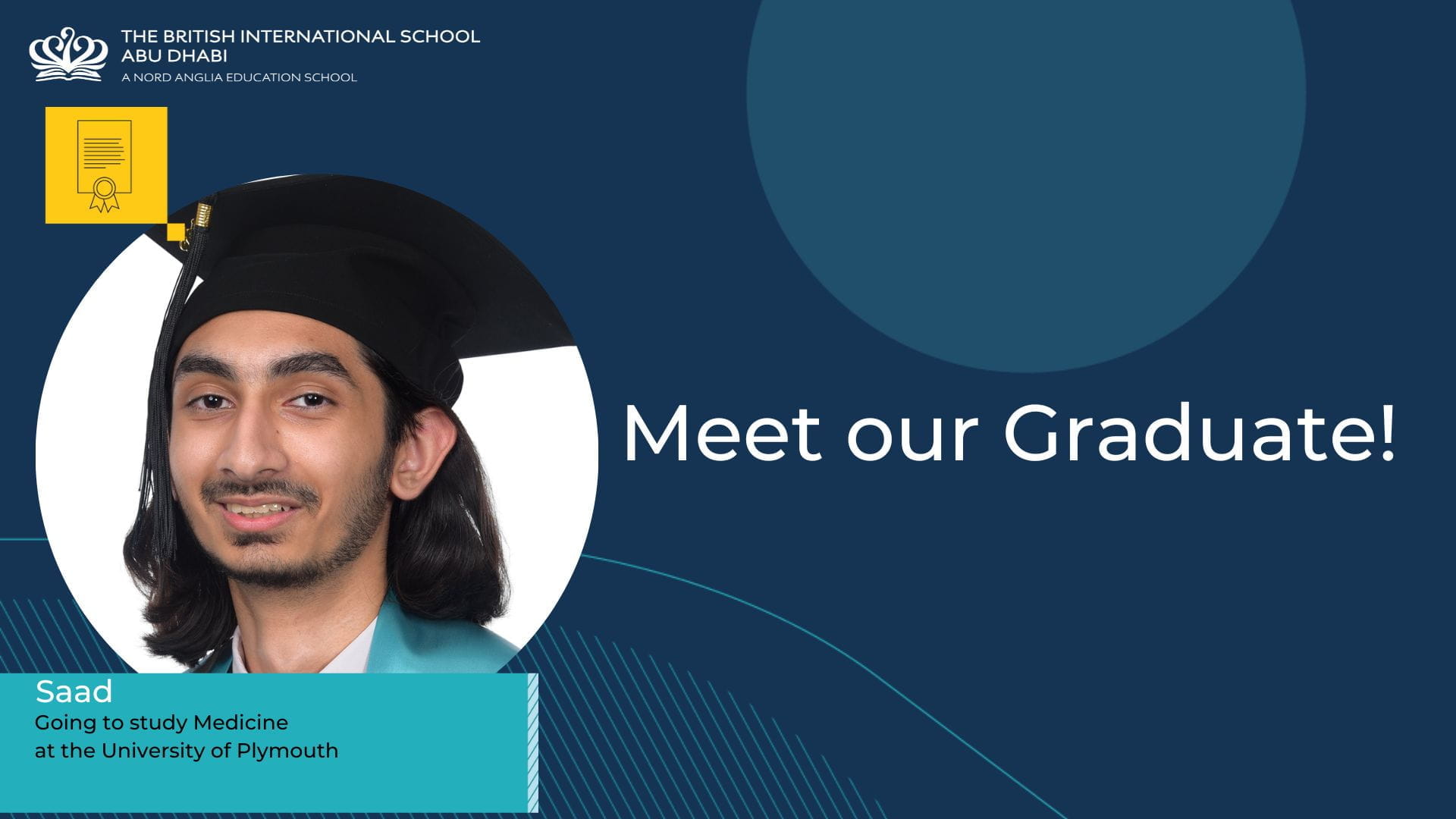 Meet Our Graduate Saad - Meet Our Graduate Saad