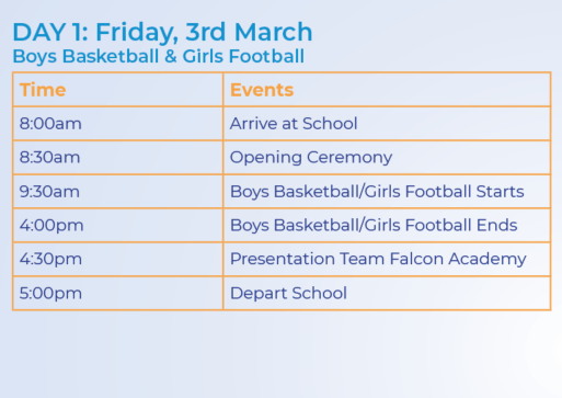 BSME U11 Programme details - Carousel For News Detail