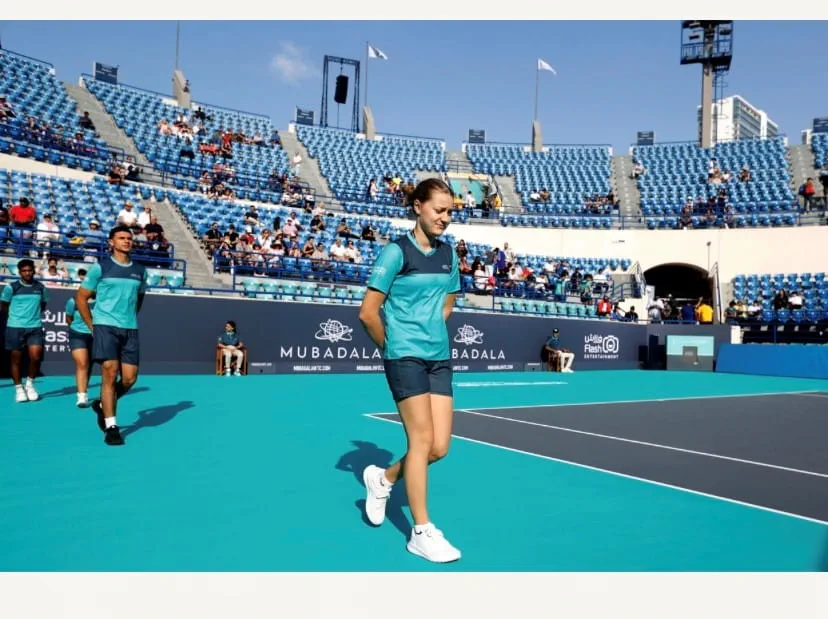 Ball kids at the Mubadala Tennis Championship - Carousel For News Detail