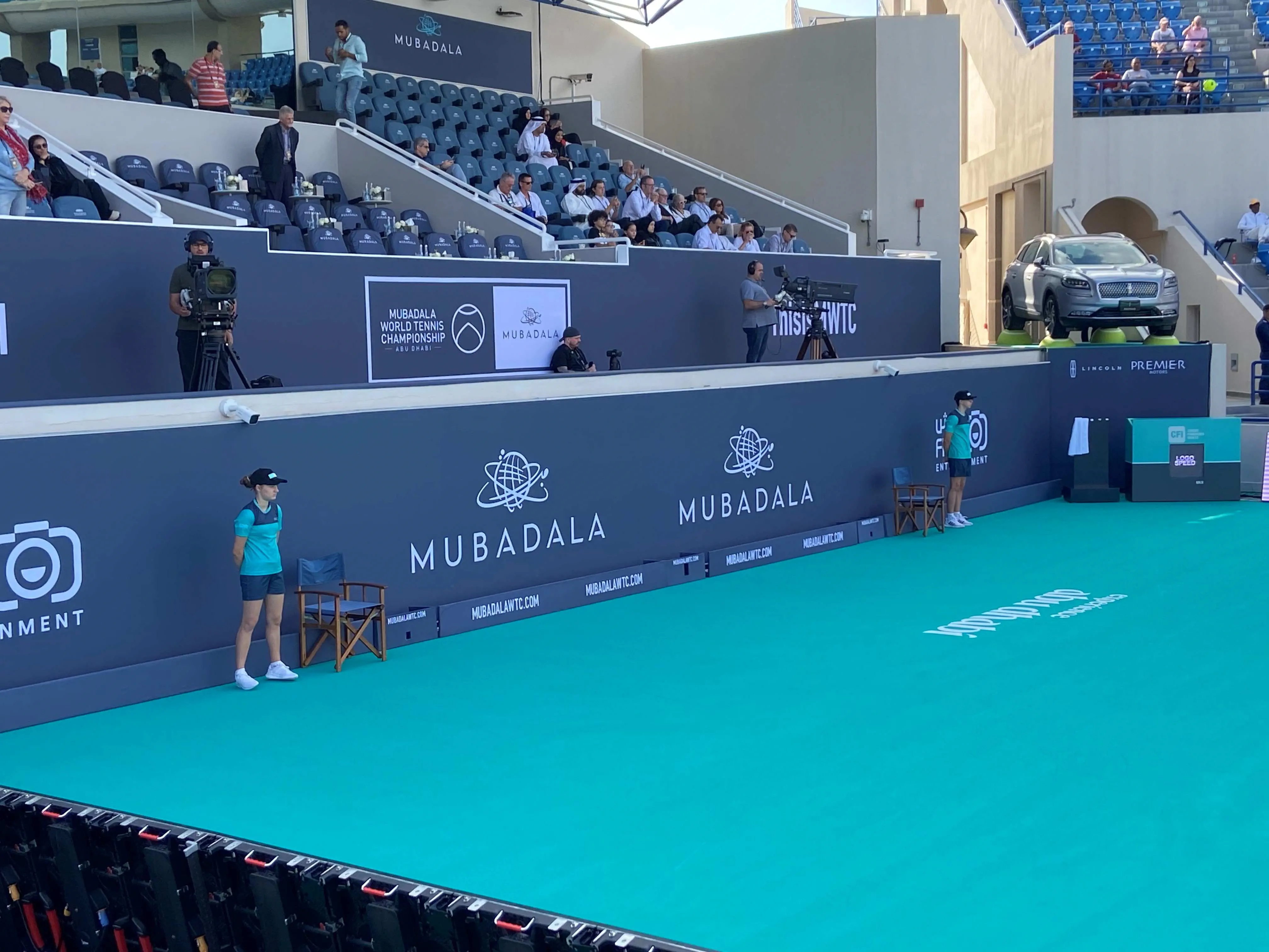 Ball kids at the Mubadala Tennis Championship - Carousel For News Detail