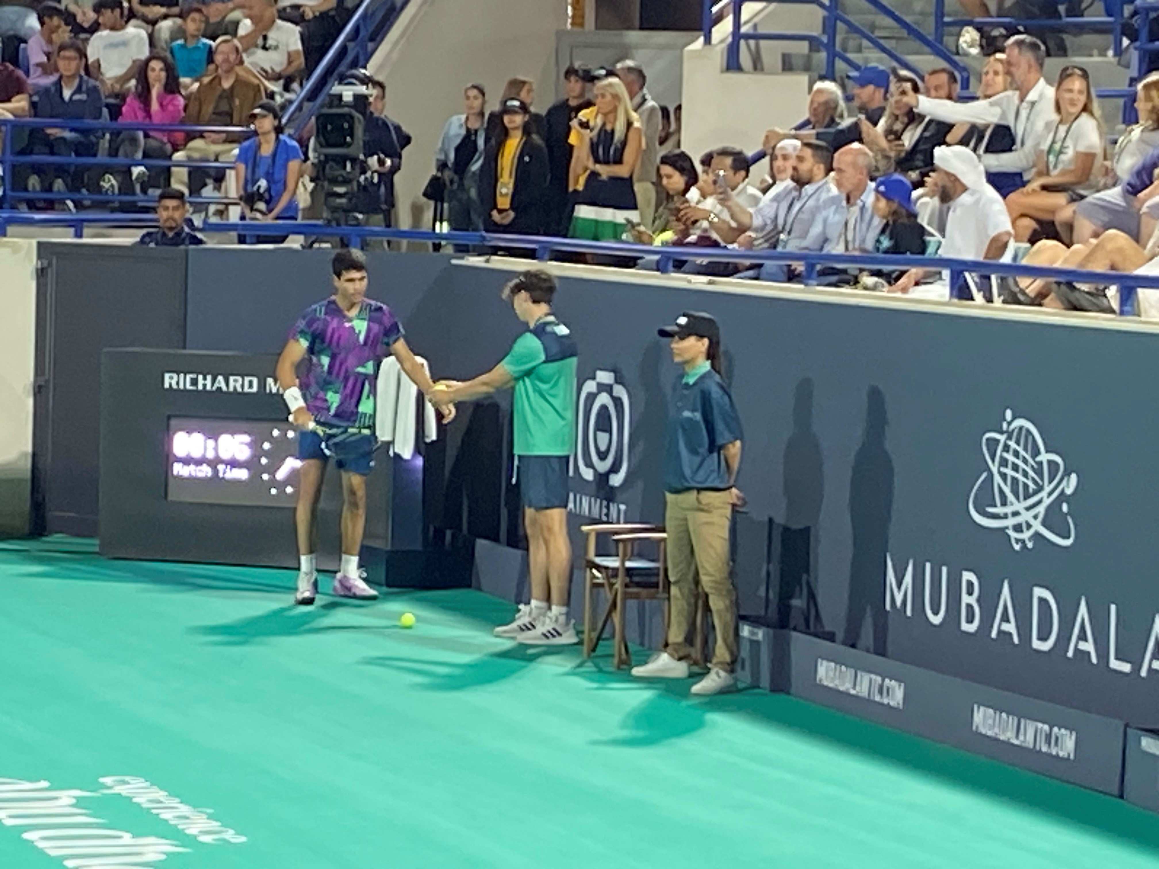 Ball kids at the Mubadala Tennis Championship - Carousel For News Detail