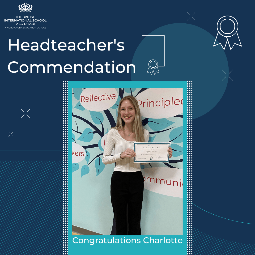 Headteachers Commendation - Headteachers Commendation