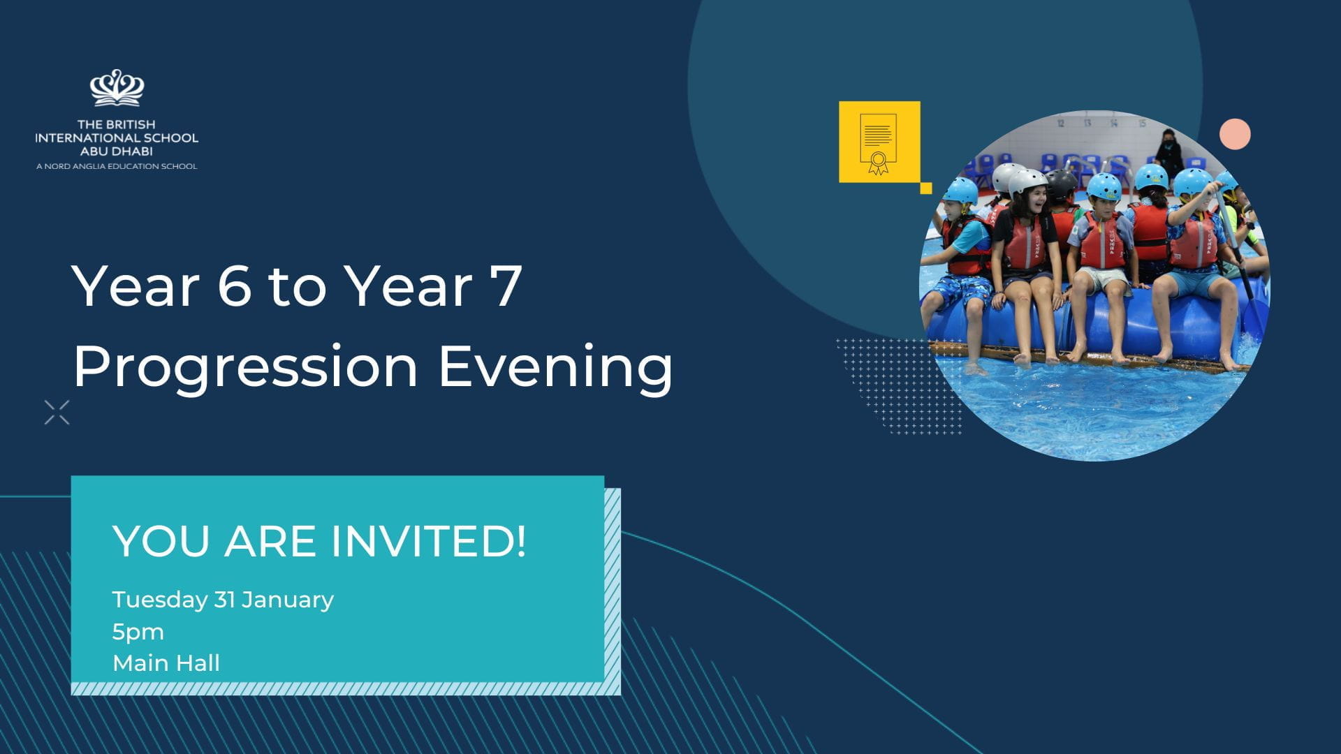 Year 6 to Year 7 Progression Evening - Year 6 to Year 7 Progression Evening