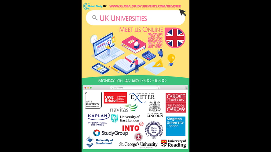 Global Study UK: University Virtual Fair - global-study-uk-university-virtual-fair