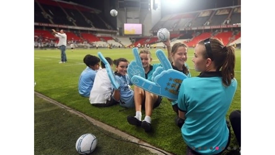 Students watch Manchester City training - students-watch-manchester-city-training