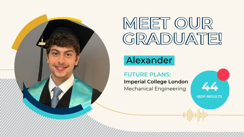 BIS Abu Dhabi Graduate, Alexander