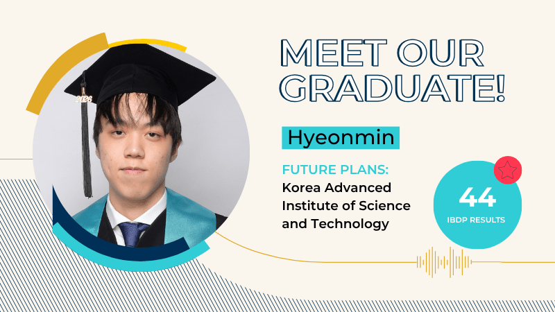BIS Abu Dhabi Class of 2026 IB Diploma Programme Graduate, Hyeonmin BIS Abu Dhabi Class of 2026 IB Diploma Programme Graduate, Hyeonmin