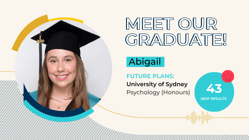 BIS Abu Dhabi Class of 2026 IB Diploma Programme Graduate, Abigail BIS Abu Dhabi Class of 2026 IB Diploma Programme Graduate, Abigail