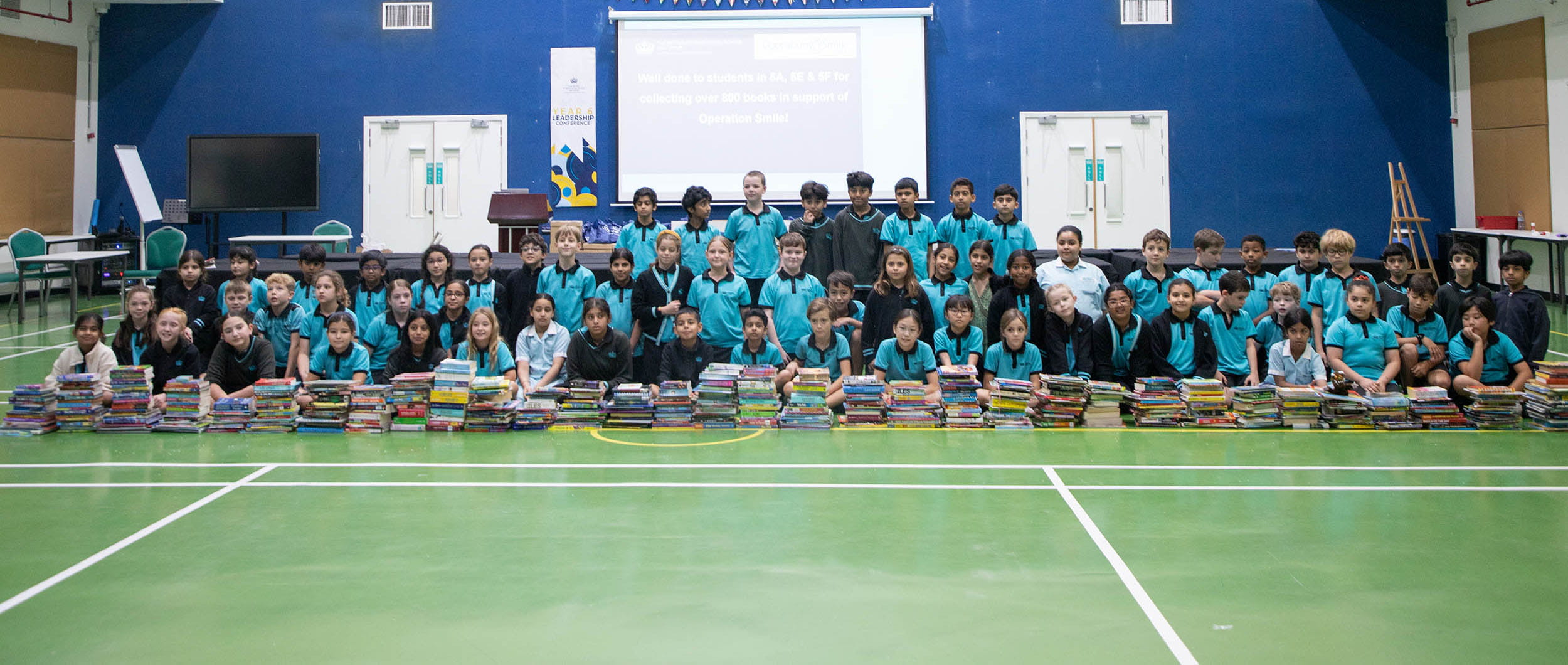 Second-hand book collection for Operation Smile at BISAD