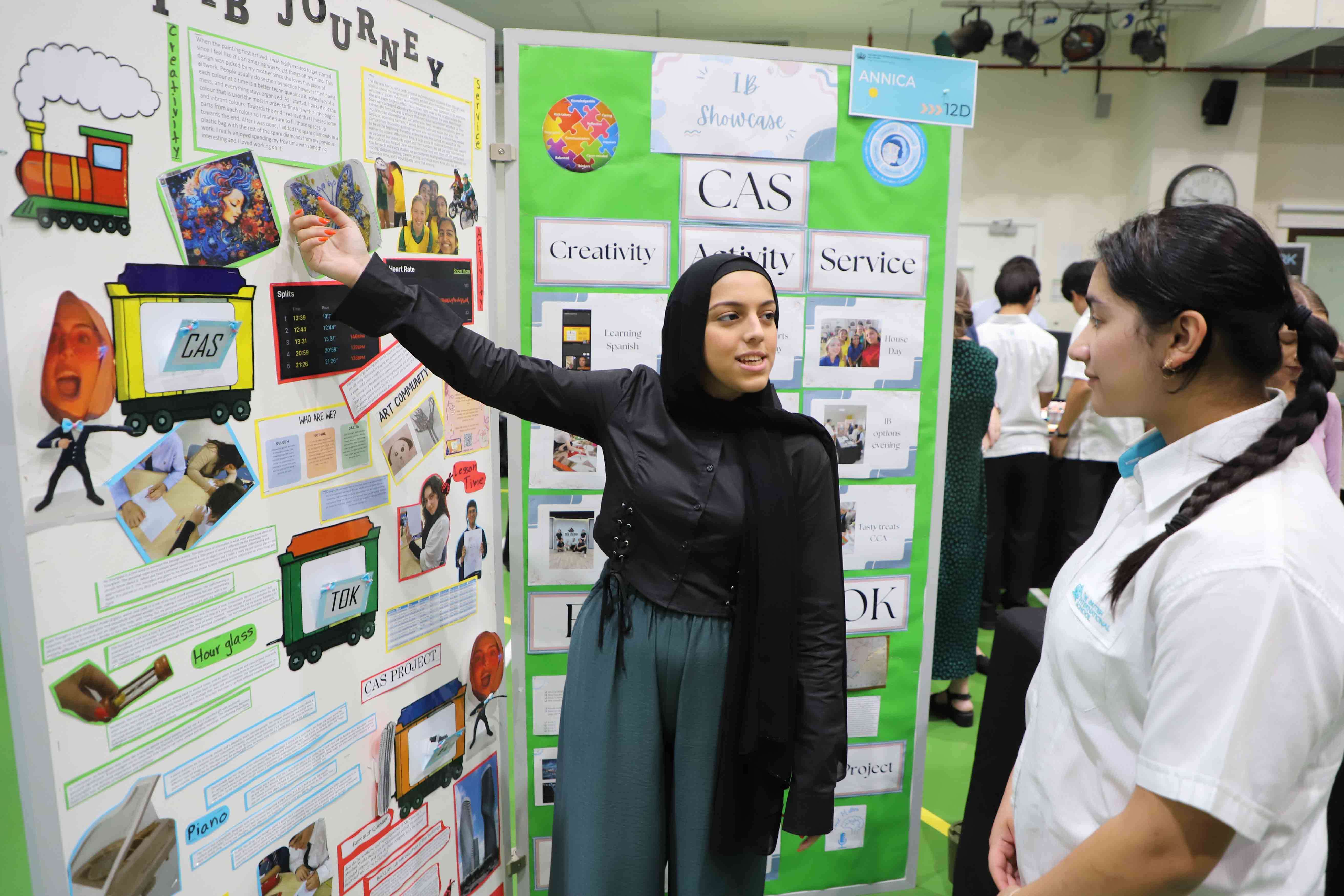 IB School in Abu Dhabi | BIS Abu Dhabi - Visual Time Line Tabs - A typical day