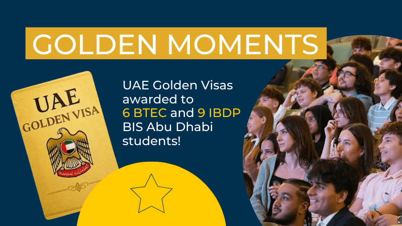 BIS Abu Dhabi Students Awarded UAE Golden Visas for Exceptional Academic Achievement - BIS Abu Dhabi Students Awarded UAE Golden Visas for Exceptional Academic Achievement