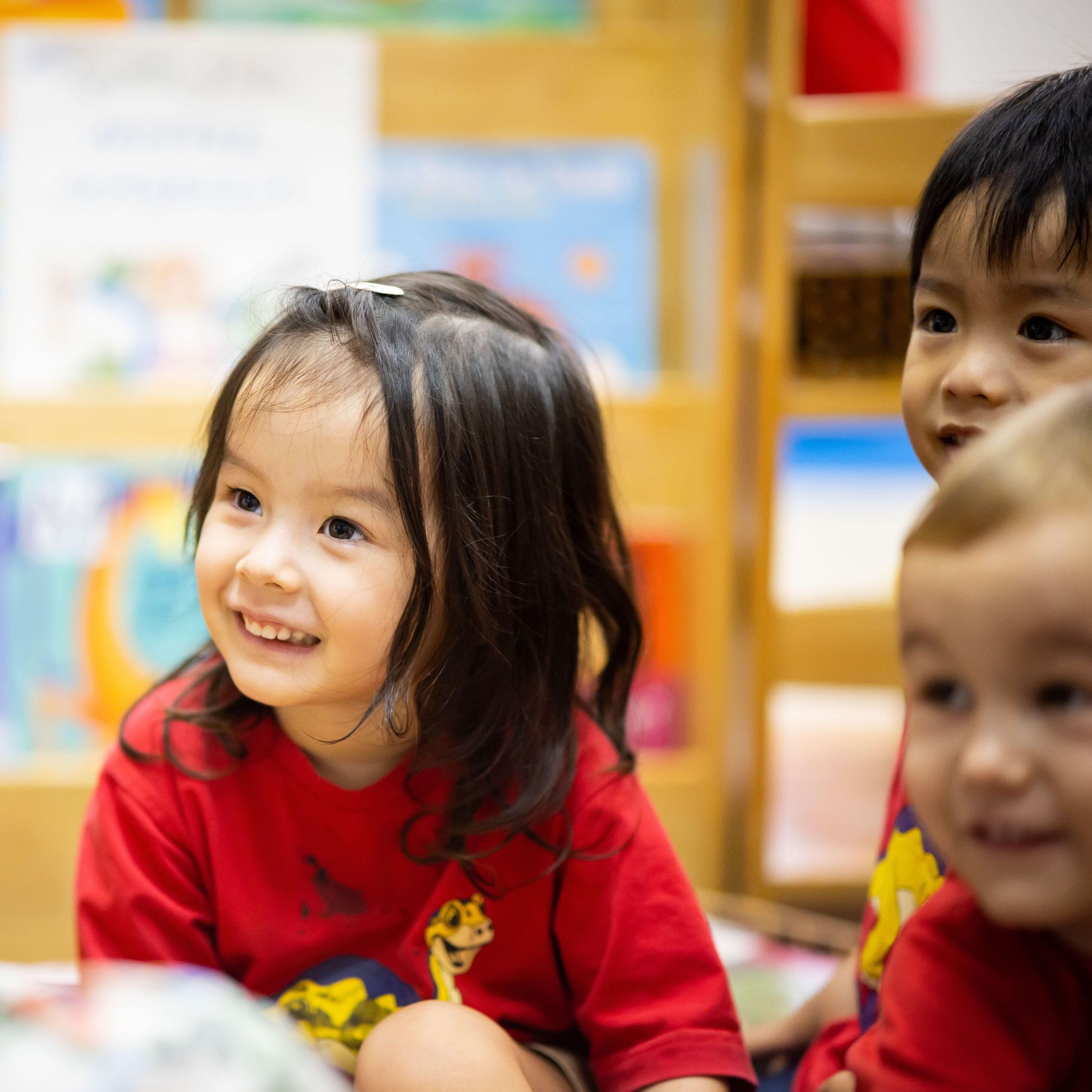 EYFS students paying attention EYFS students paying attention