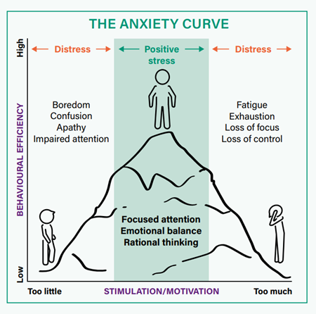 The Anxiety Curve Diagram | BIS Hanoi