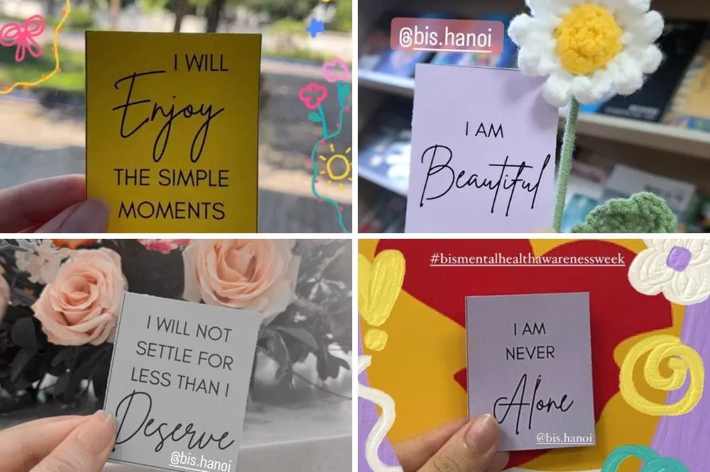 BIS đón nhận sự tích cực trong Tuần lễ Nhận thức về Sức khỏe Tinh thần 2023 | Trường Quốc tế Anh Hà Nội - BIS embraces positive affirmation during Mental Health Awareness Week 2023